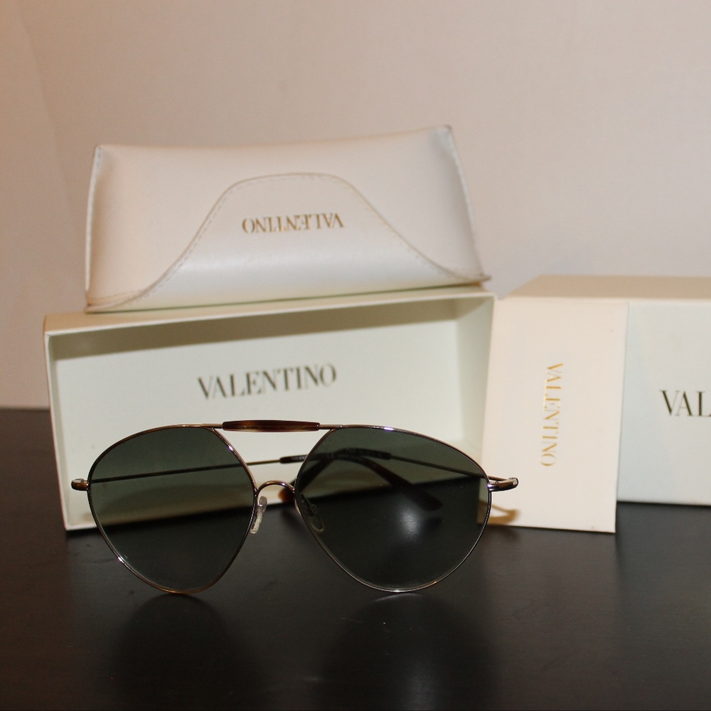 Valentino Aviator Sunglasses